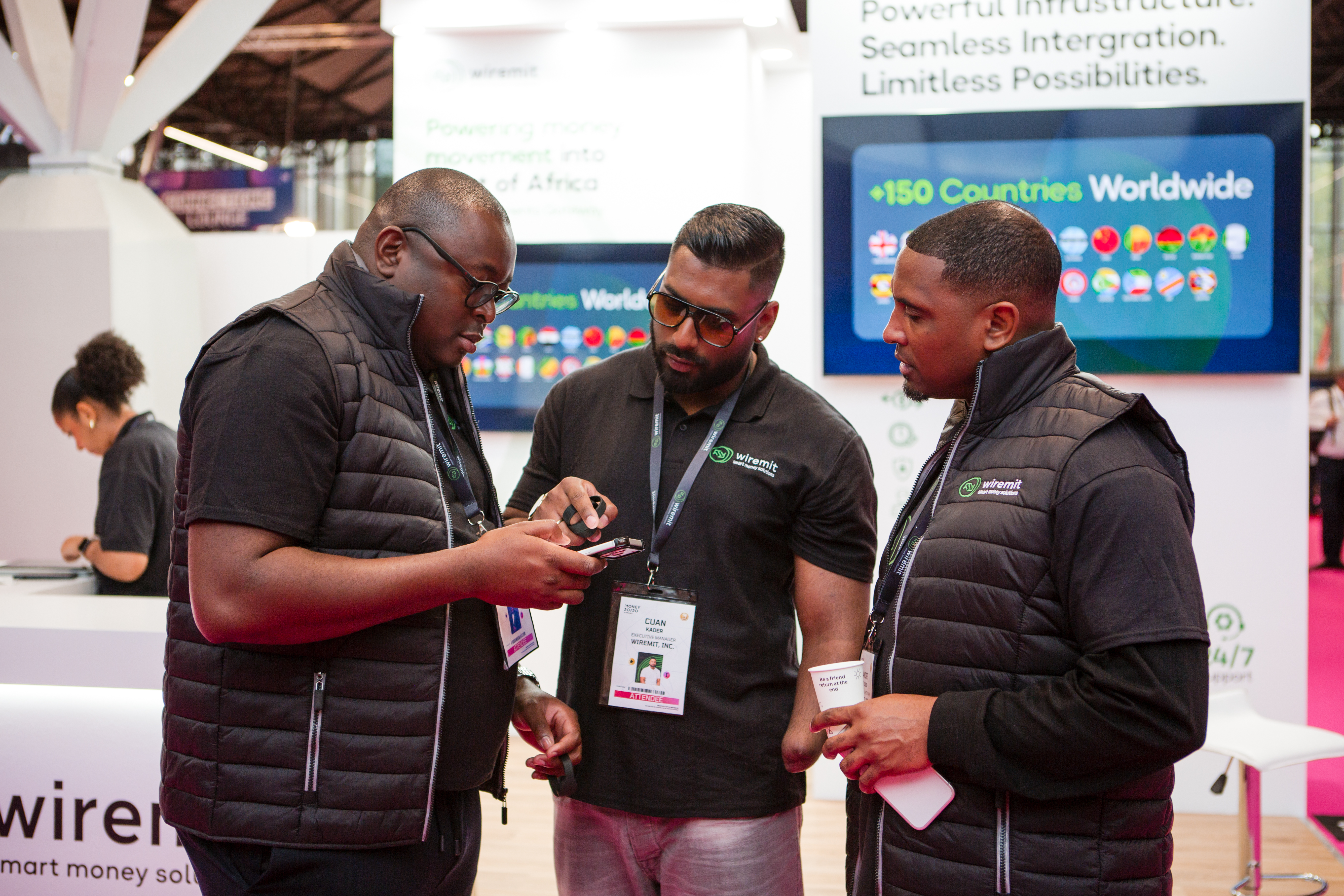 What an incredible moment at the Money 20/20 Summit with the Wiremit team!!! gallery image
